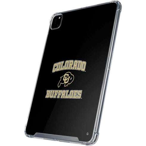 University of Colorado CU Logo on Gold iPad Pro 12.9in (2020) Clear Case
